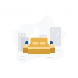 King Suite with Sofa Bed - Accessible, Roll-in Shower